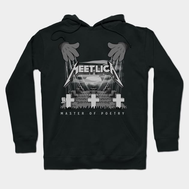 Meetlica master of poetry Metallica parody Hoodie by ruangsempit